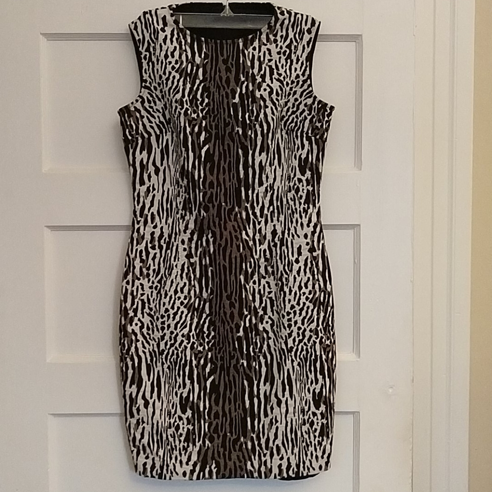 St. John leopard print dress